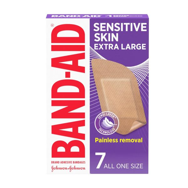 Band-Aid Brand Adhesive Bandages for Sensitive Skin