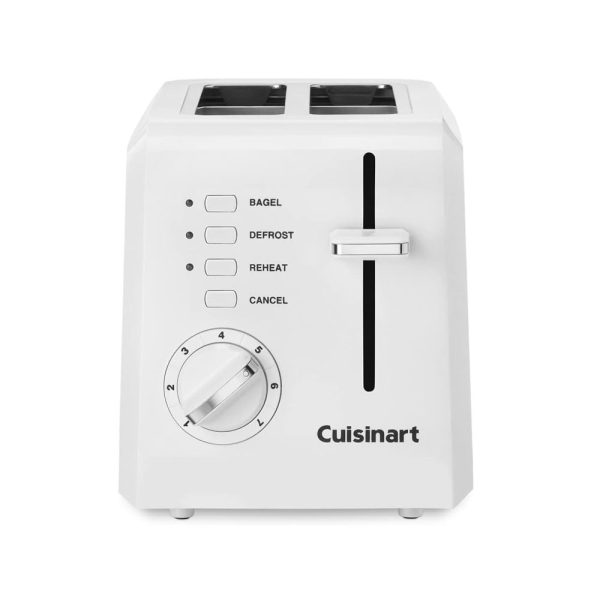 Cuisinart 2-Slice Toaster Oven, Compact, White, CPT-122