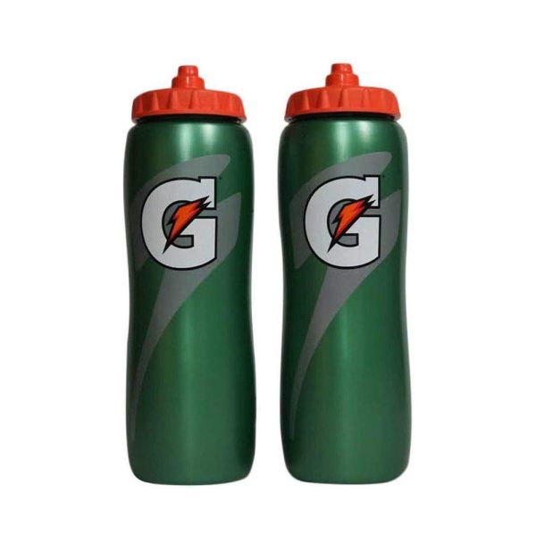 Gatorade 32 Oz Squeeze Water Sports Bottle – Pack of 2