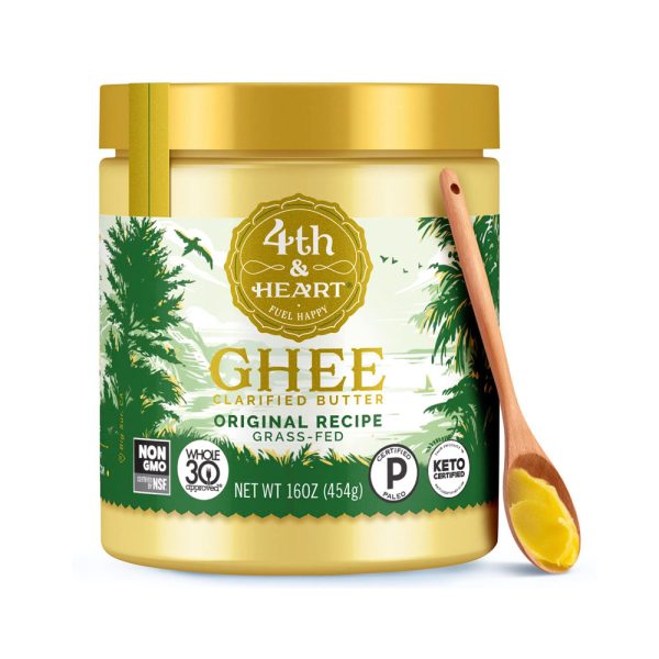 4th & Heart Original Grass-Fed Ghee, 16 Ounce