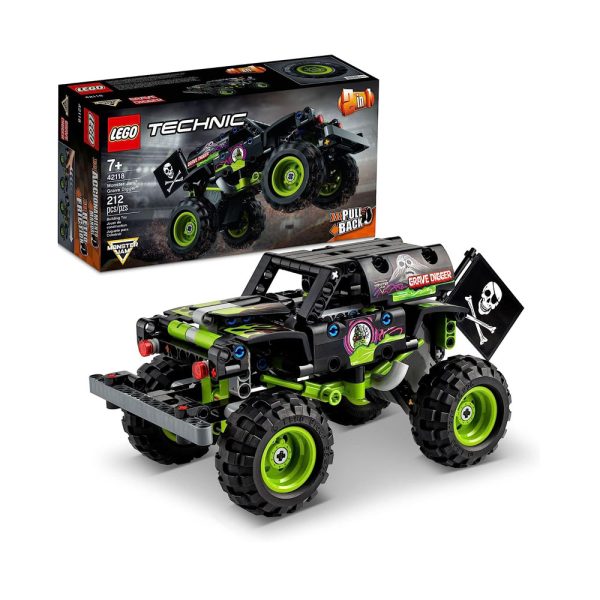 Lego Technic Monster Jam Grave Digger 42118 Set – Truck Toy to Off-Road