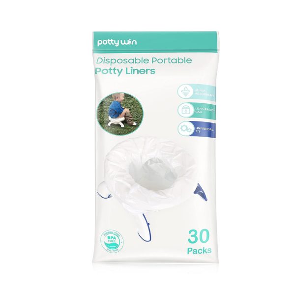 [30 Counts] Disposable Potty Liners Compatible with OXO