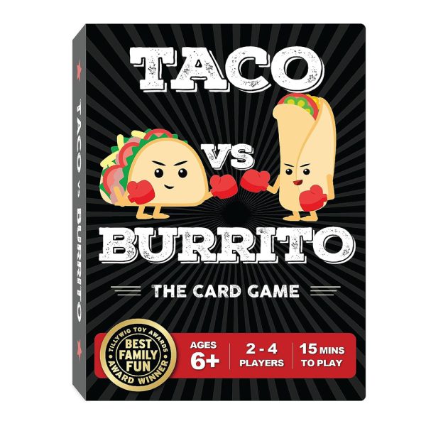 Taco vs Burrito Card Game- Wildly Popular Perfect for Boys, Girls, Kids